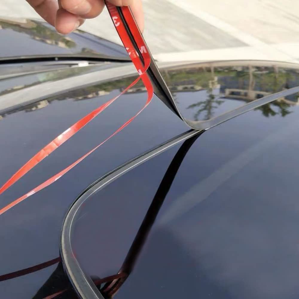 Car Sunroof Seal Car Windshield Seal Strip,22 Ft Windshield Rubber Seal,Car Weather Stripping T Shape Sealing Strip,Automotive D