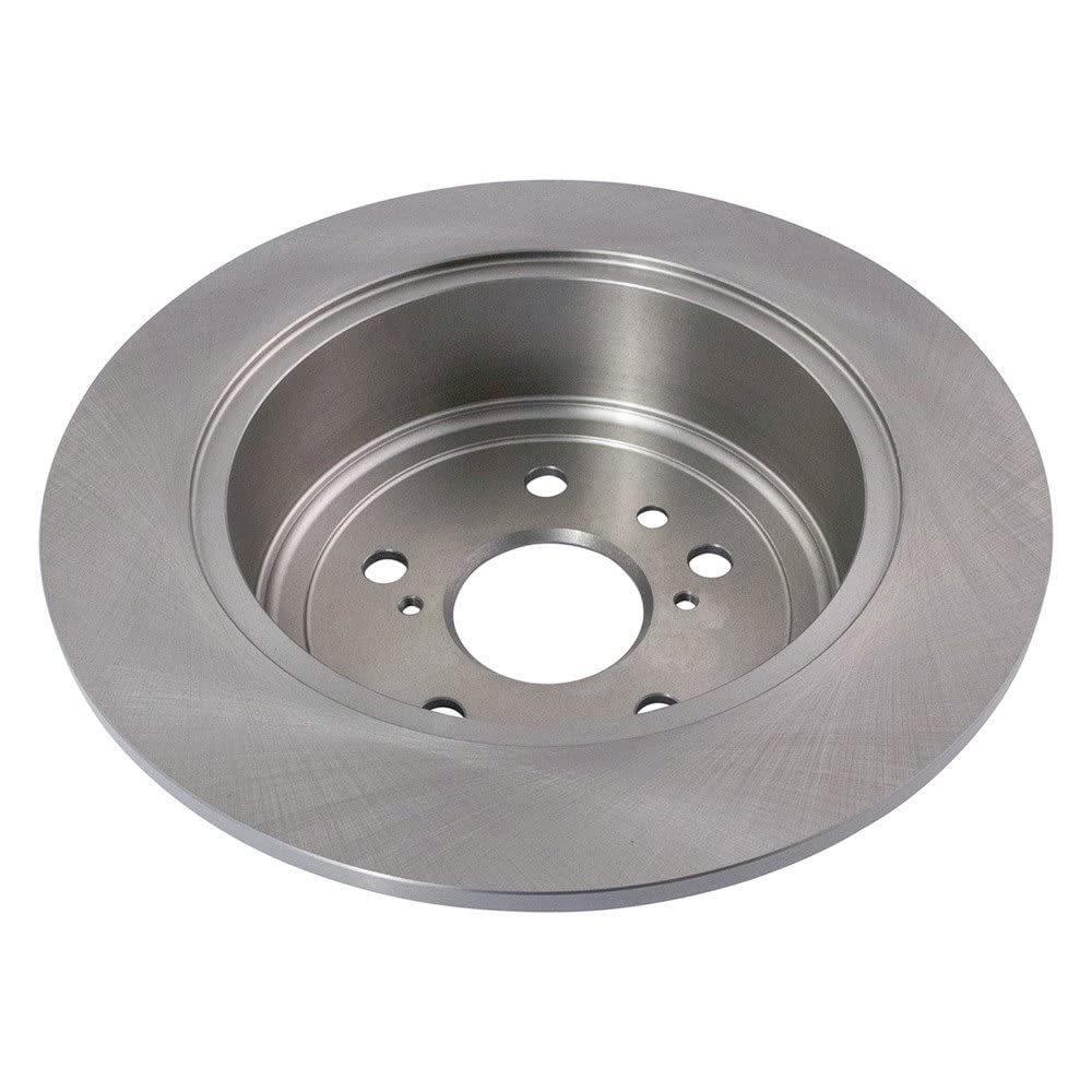Trq Rear Brake Rotors Set Solid Compatible With 2009-2015 Toyota Venza