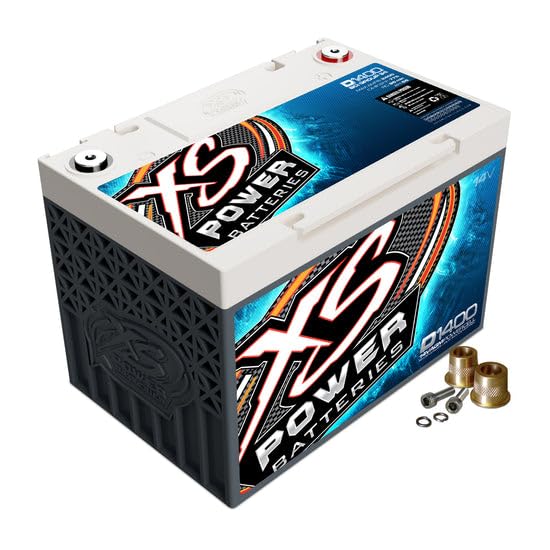 Xs Power D1400 14V 2,400 Amp Agm Battery With Terminal