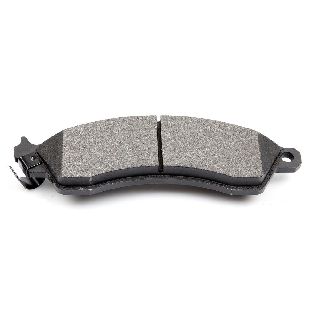 Automuto 4Pcs Front Semi-Metallic Disc Brake Pads Set D412 For Chevrolet Camaro 1988-1991,For Chevrolet Corvette 1988-1996,For P