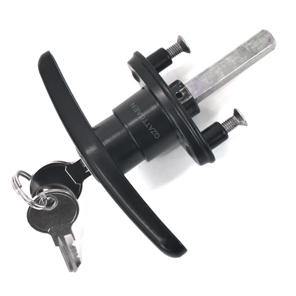 QZATTCAEN Pickup Truck Cap Topper Camper Shell Locking T-Handle -with 2 Keys for Most Brands of Truck caps, Toppers, Camper Tops