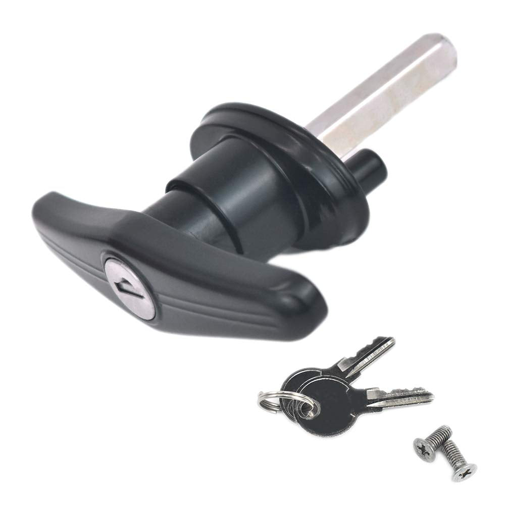 QZATTCAEN Pickup Truck Cap Topper Camper Shell Locking T-Handle -with 2 Keys for Most Brands of Truck caps, Toppers, Camper Tops