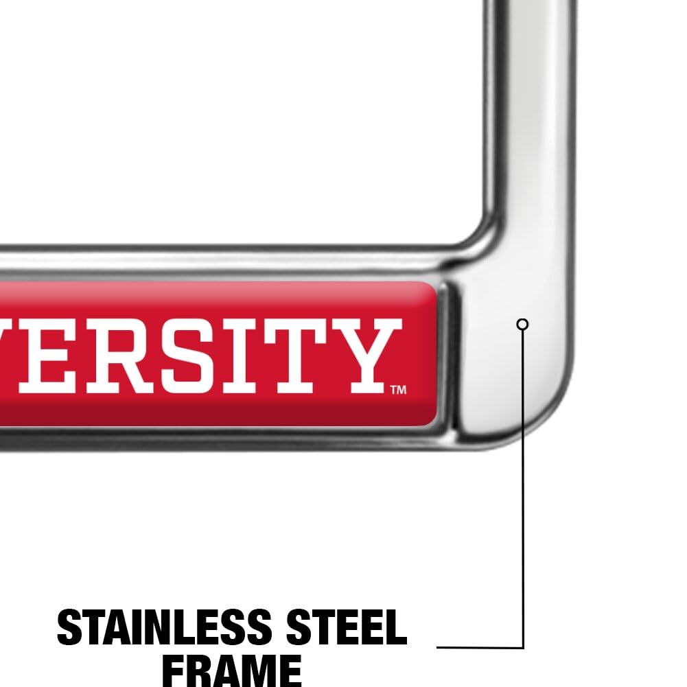 Jacksonville State University Alumni Full Size Standard License Plate Metal Frame