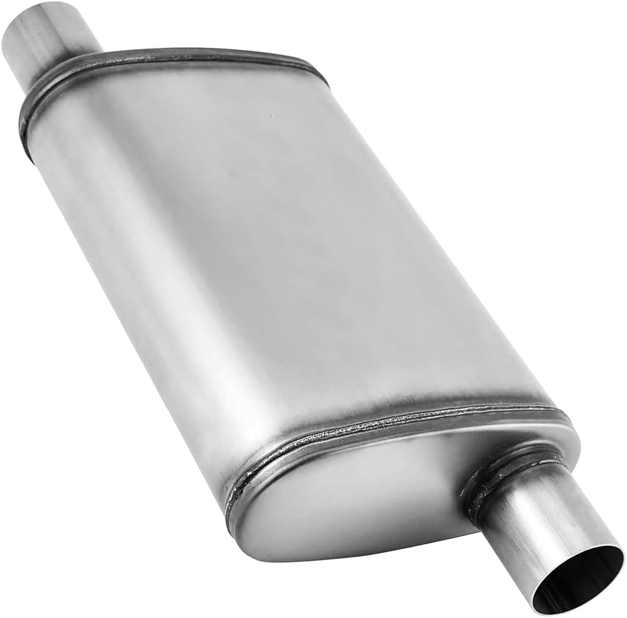 Universal 2.5 Inch Mufflers,Muffler 2.5 ' ' Straight-Through Performance Muffler 2.5 Inch Exhaust Resonator With Stainless Steel