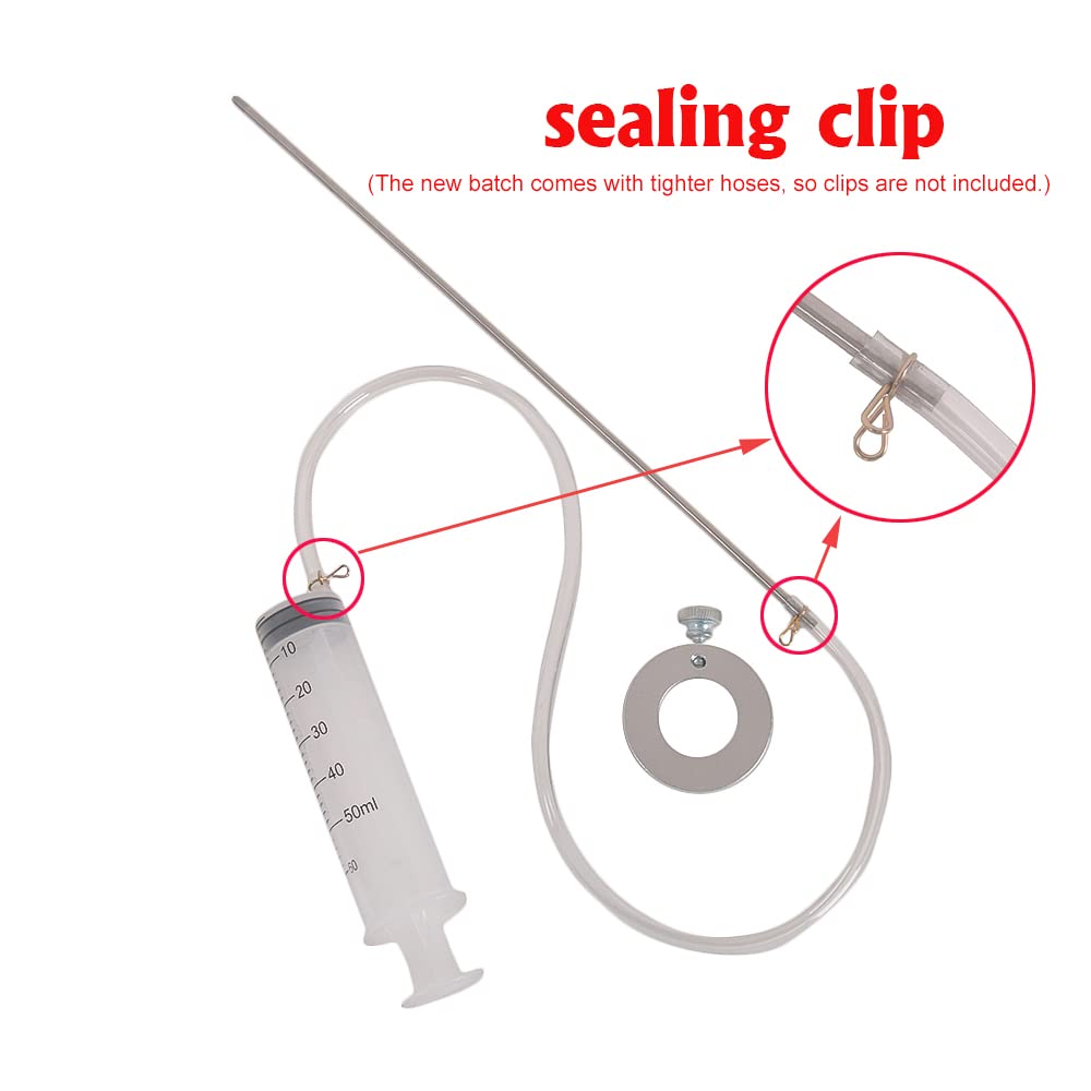 Porotmotor Motorcycle Fork Oil Level Tool, Fork Oil Level Gauge Fork Oil Tool Kit Fork Oil Tool Gauge Suspension Level Tuning Sy
