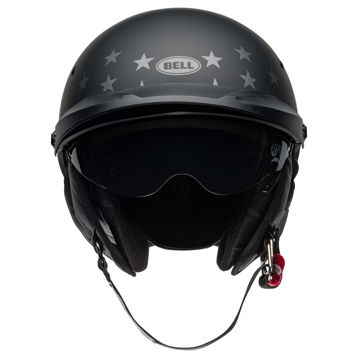 BELL Pit Boss Helmet - Matte Banner Black/Red, Large, Kevlar, Model 7158171