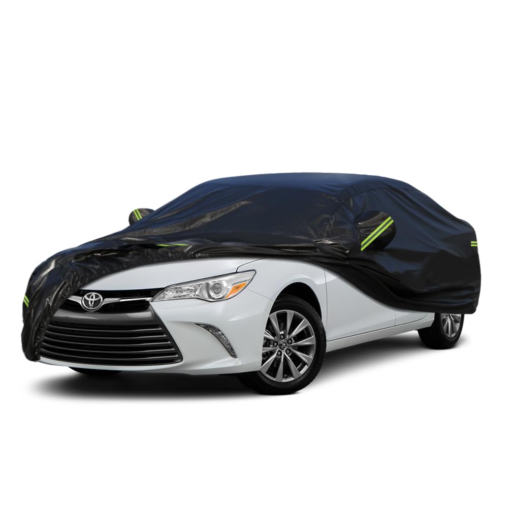 Kaugung 7 Layers Car Cover Custom Fit Toyota Camry From 1991 To 2025, Outdoor Waterproof All Weather Sun Rain Dust Snow Protecti
