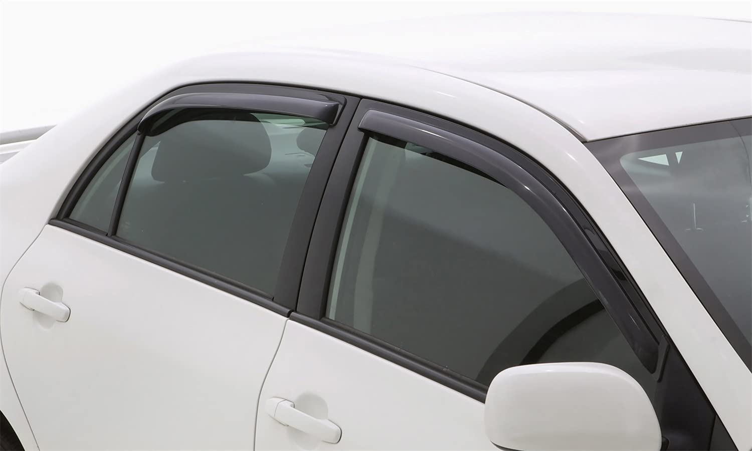 Auto Ventshade [Avs] In-Channel Rain Guards For 2011 - 2023 Chrysler 300, 4 Pcs. | Window Vent Visors - Smoke | 194432