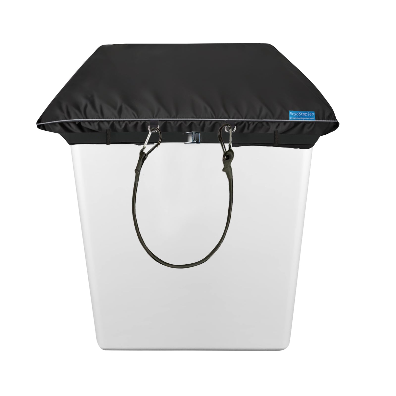 VeyoStories Bucket Truck Cover - Easy to use, Tear-resistant, with Elasticated Cord Buckle, Fits 1 Man Vinyl Bucket 28 x 28 