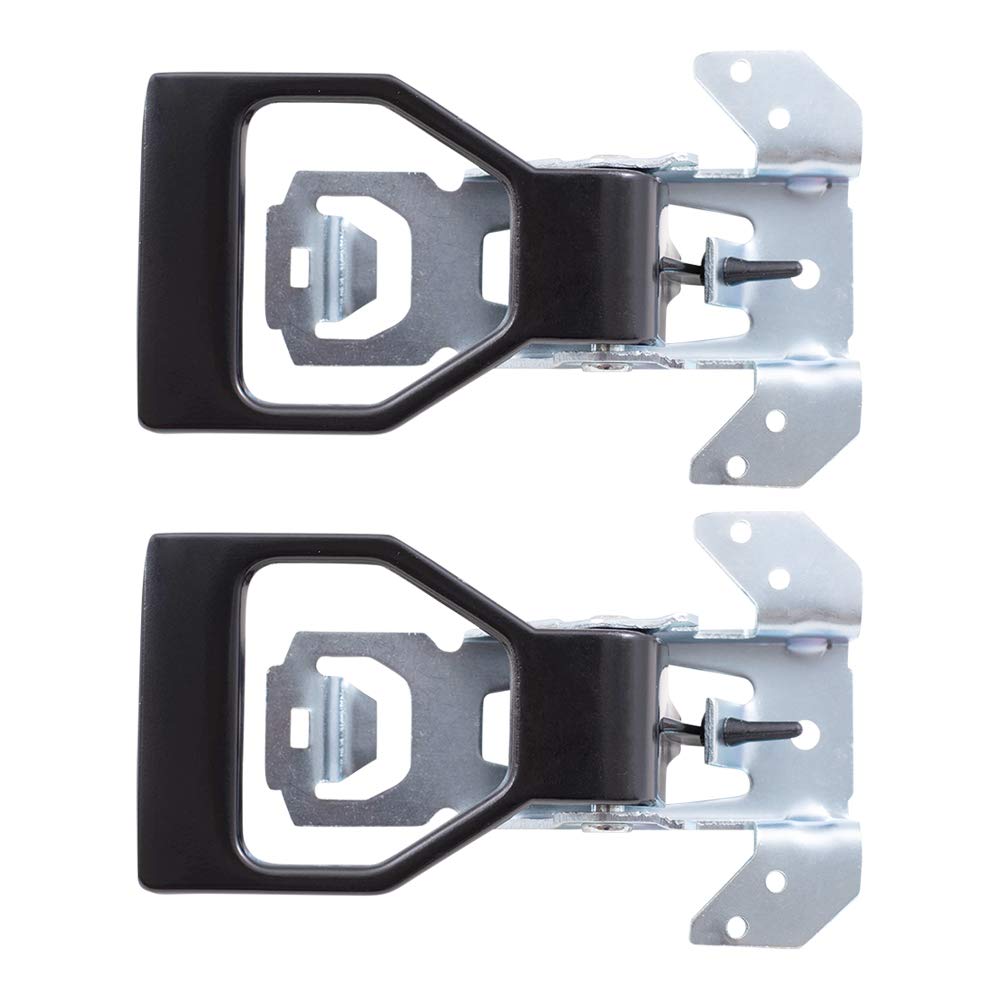 Brock Replacement Pair Set Inside Interior Black Door Handles Compatible With Camaro Fiero Firebird Grand Am 20220728 20531544