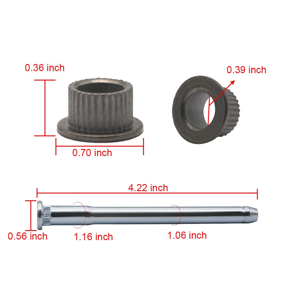S10 Door Hinge Pin And Bushing Repair Kits For Chevy S10 Gmc Sonoma S15 38419 15562609 15964971 15964972 16632193 25640501 15591