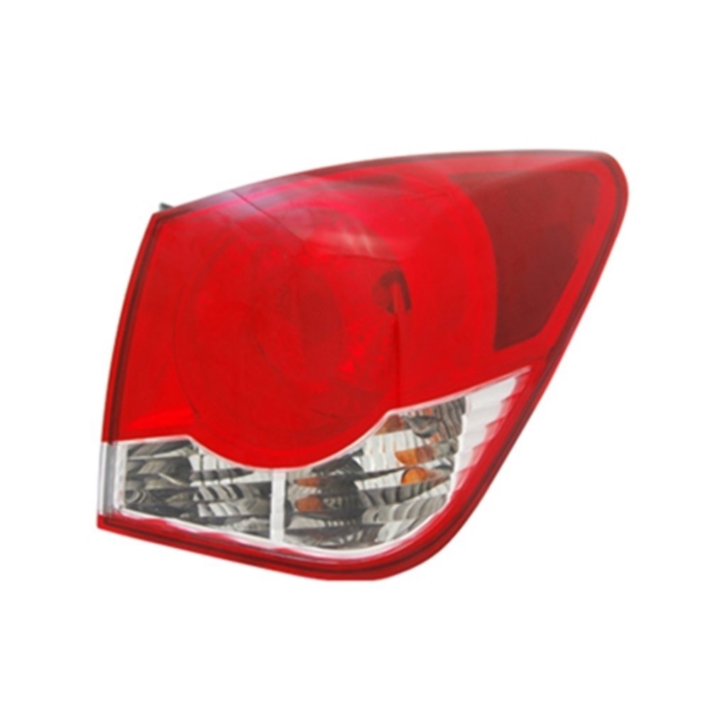 Evan Fischer Passenger Side Outer Tail Light Assembly Compatible With 2011-2015 Chevrolet Cruze, 2016 Cruze Limited Body Mounted