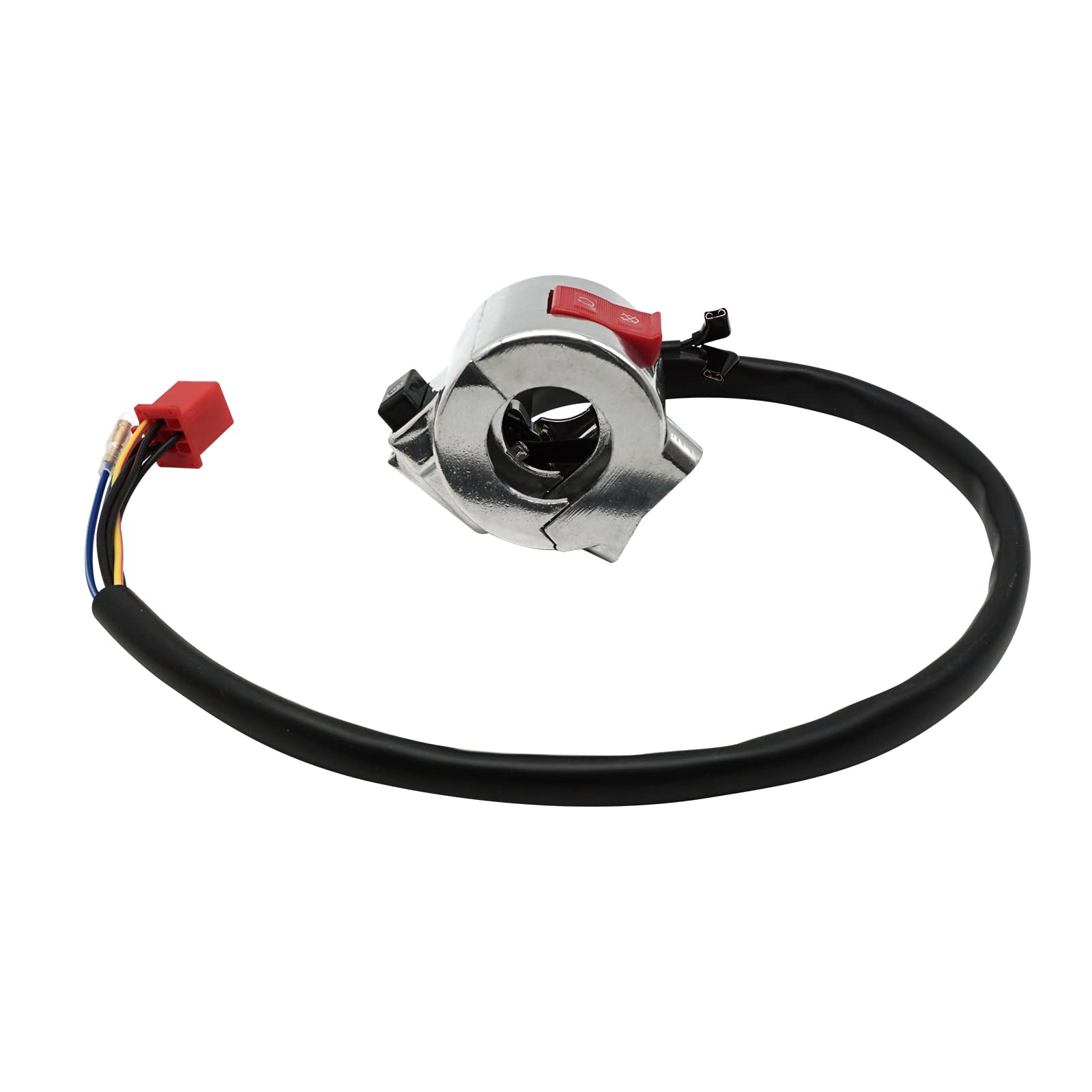 JAVIK Right Start Stop Kill Control Switch for Honda Shadow ACE 750 VT750C 1998-2003, OEM# 35130-MBK-J01, Silver