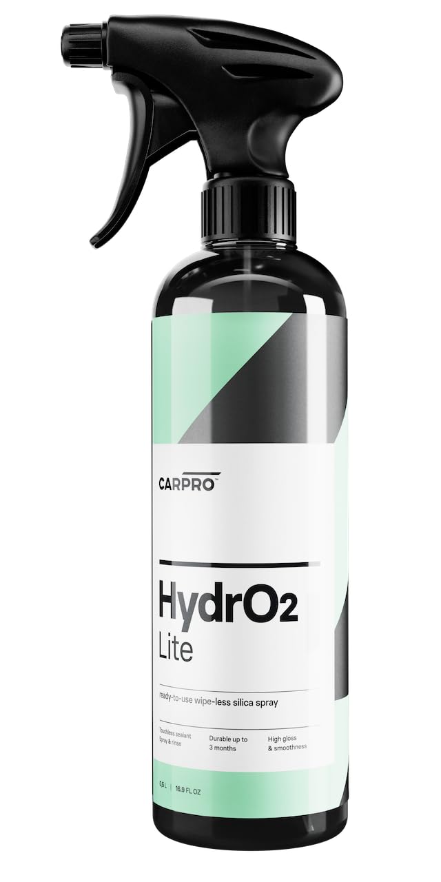 Carpro Hydro2 Lite Touchless Silica Sealant - Spray-On And Rinse-Off Automotive Paint Sealant - Ready To Use Formula - 500Ml Wit