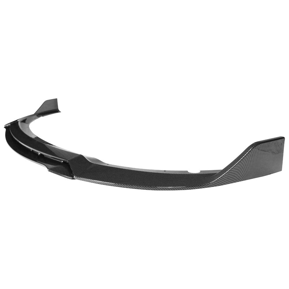 FREEMOTOR802 Front Bumper Lip Splitter for 2015-2023 Dodge Charger SRT, V3 Style, Matte Black ABS Plastic, 4PCS Air Dam Chin Spoiler