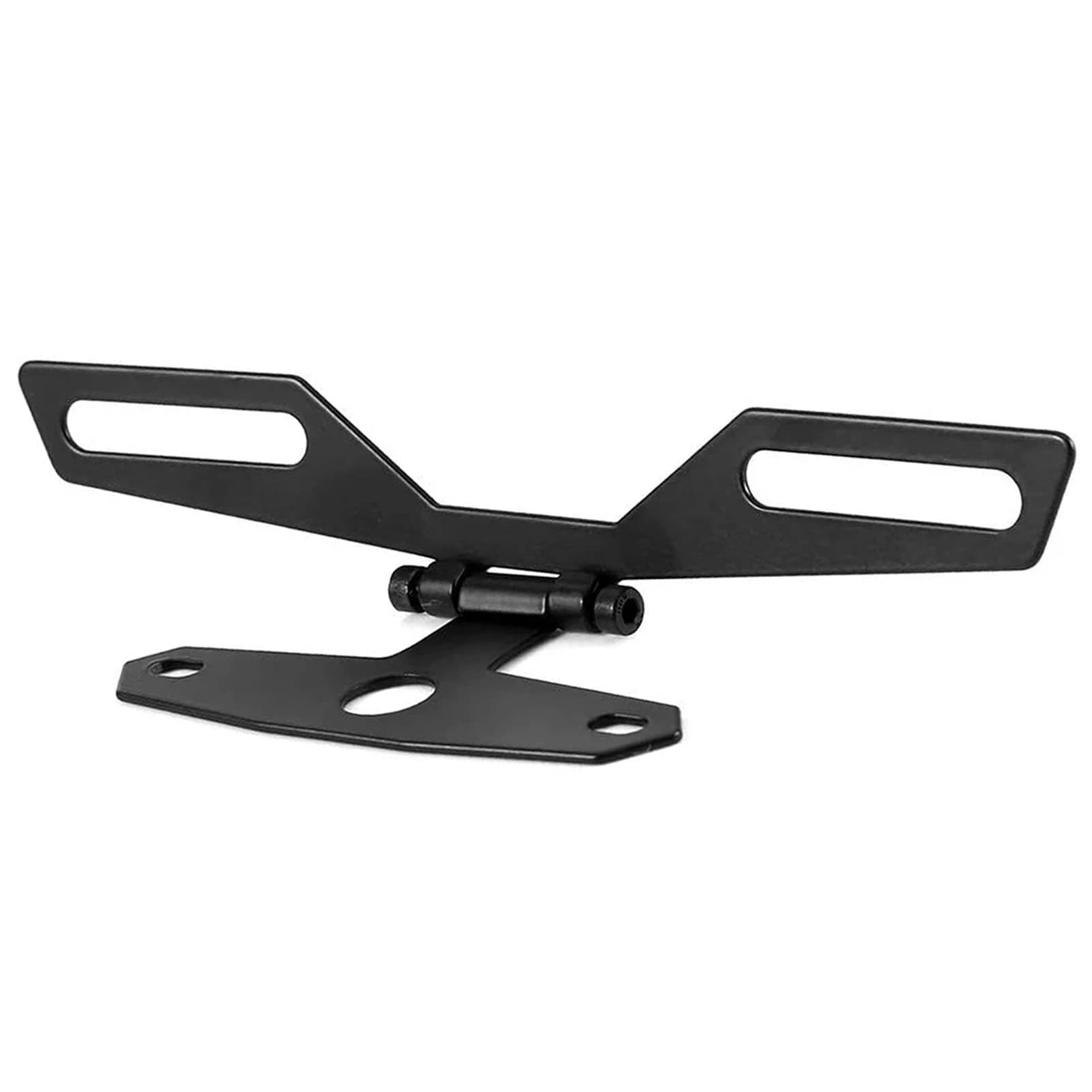ANKIA Universal Adjustable Motorcycle Fold License Plate Tail Light Holder Motorbike License Plate Mount Holder Bracket for Suzu