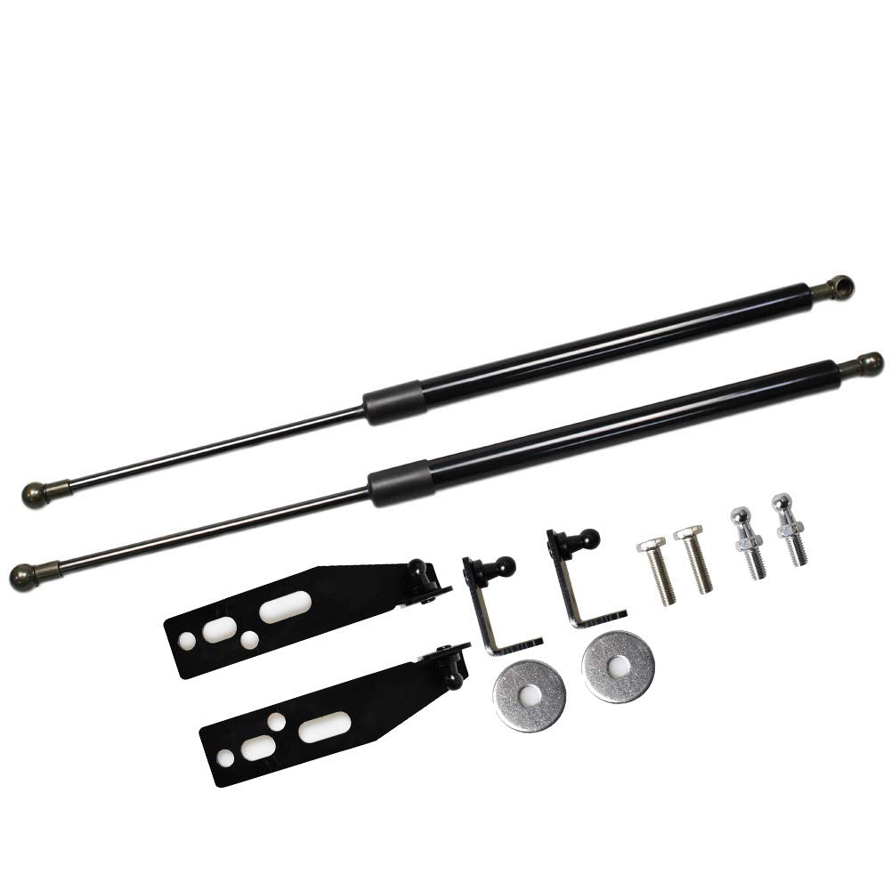 Tsubasa Lift Supports Struts For Fiat 500 2007-2022 Front Bonnet Hood Modify Carbon Fiber Gas Charged Shock Dampers Spring Bar (