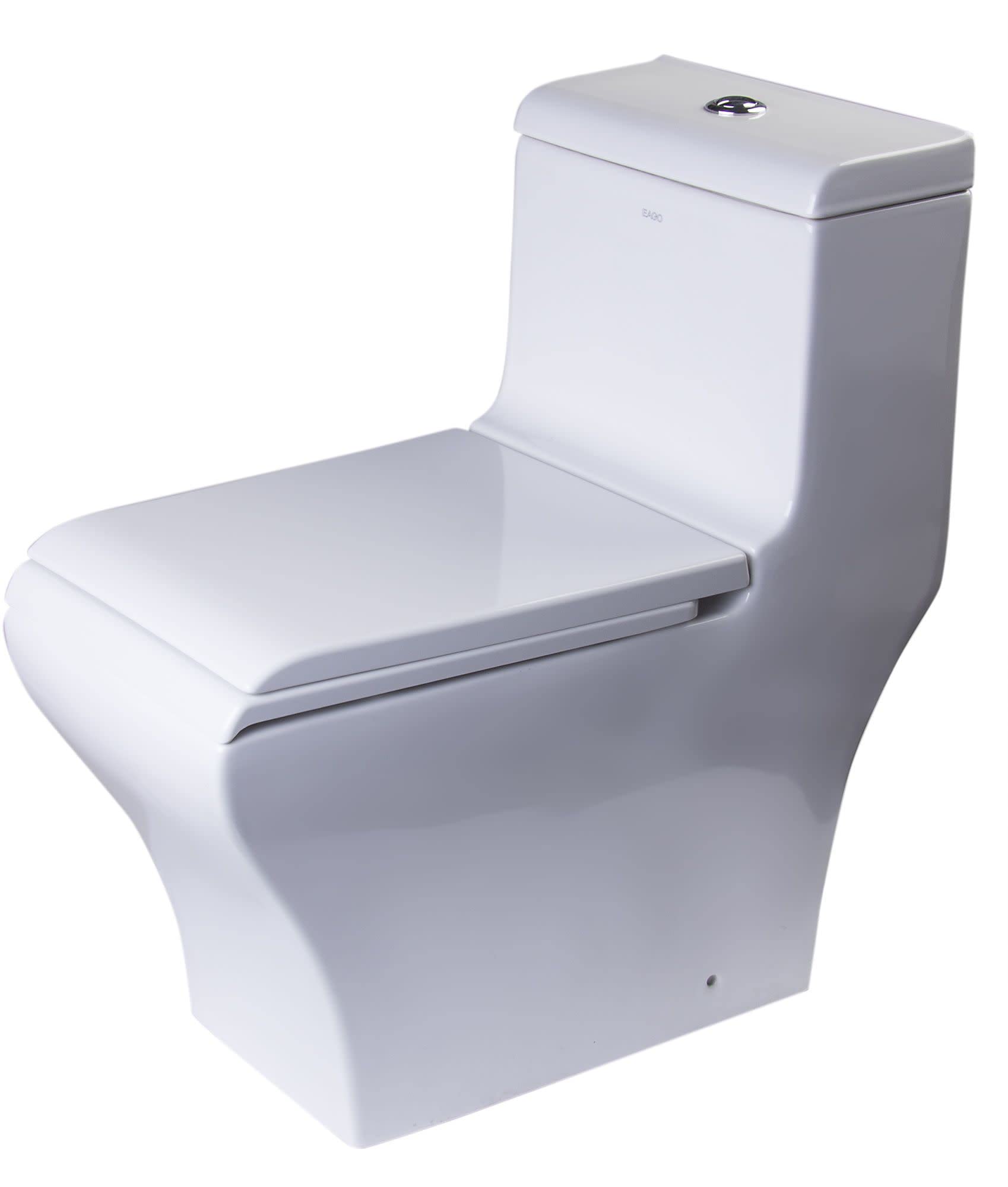 EAGO TB356 Dual Flush Eco-Friendly Ceramic Toilet, 1-Piece