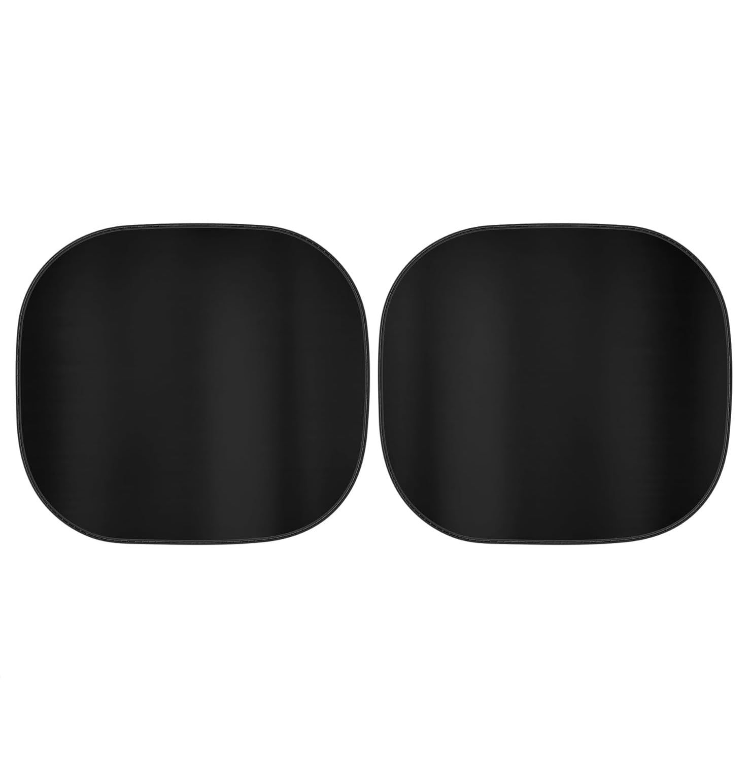 Bdk 2Pc Metallic Black Car Window Sun Shade Auto Shade For Windshield Visor, Block Uv Reflect Heat To Keep Your Car Suv Truck, 3