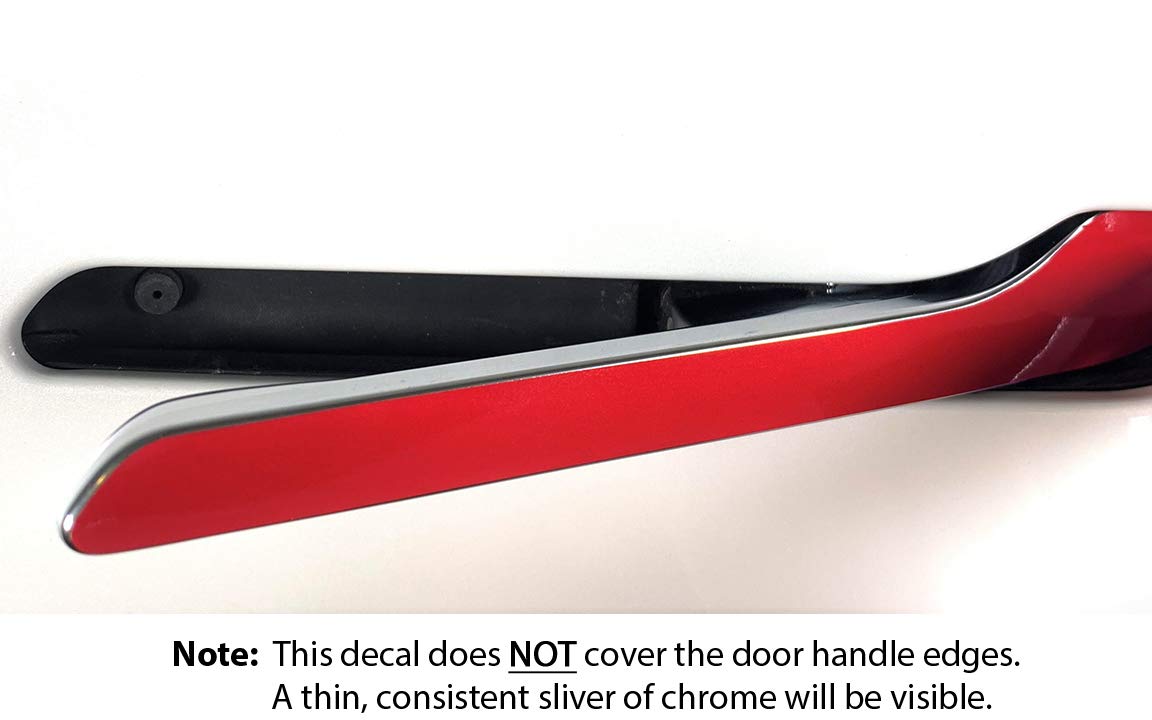 Door Handle Wrap For Tesla Model 3/Y (Gloss Red)