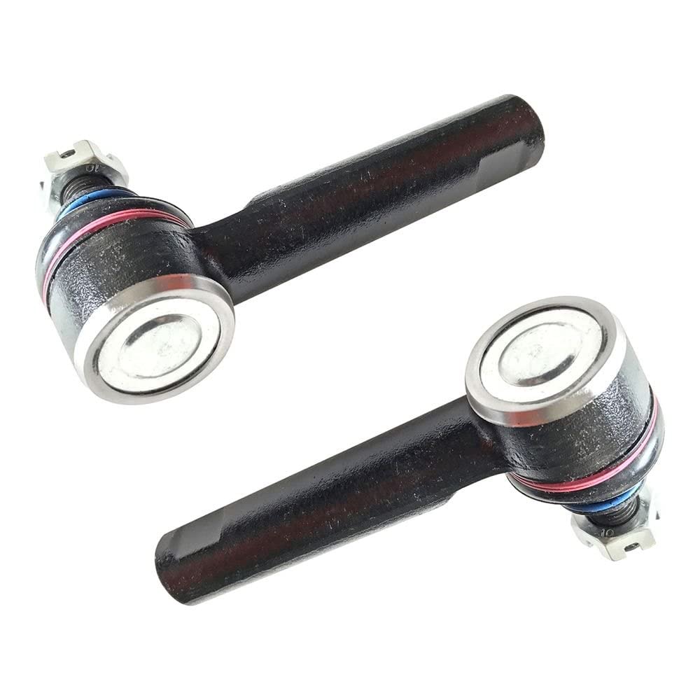 TRQ Front Outer Tie Rod Set Compatible with 2010-2022 Lexus GX460 Toyota 4Runner 2010-2014 FJ Cruiser 2005-2022 Tacoma