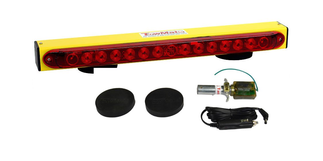 22 Sun Light Wireless Tow Light Bar With 6 Pin Round Transmitter