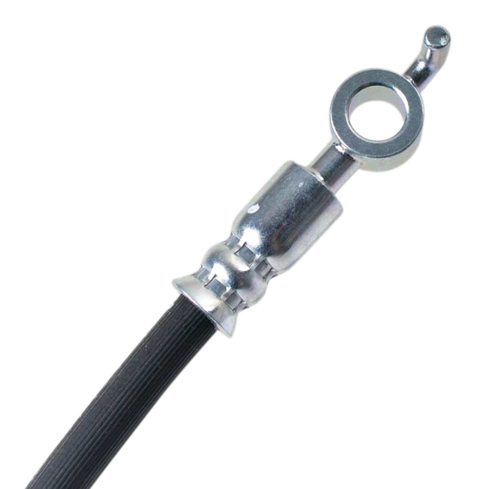 Trq Driver & Passenger Side Brake Hose Set Compatible With 1991-2003 Ford Escort 1993-1997 Probe 1991-1999 Mercury Tracer