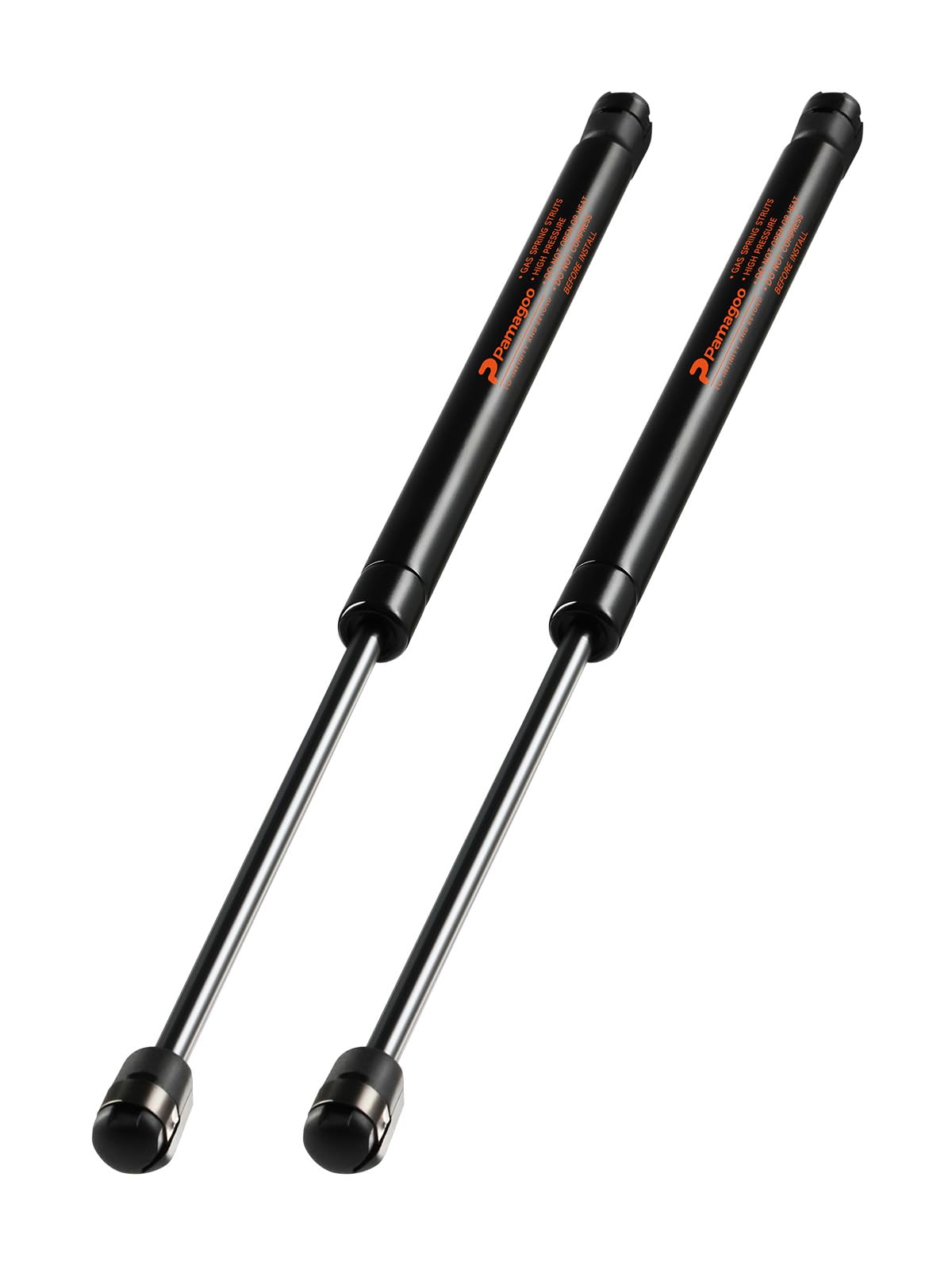 PAMAGOO C16-06867 C1606867 17 inch Gas Strut(Qty 2) 60 lbs/267 N Per Prop, Gas Spring Shock Lift for Camper Shell Leer are Topper Rear Window, Side Window, Pickup Truck Cab Canopy Door -Like New