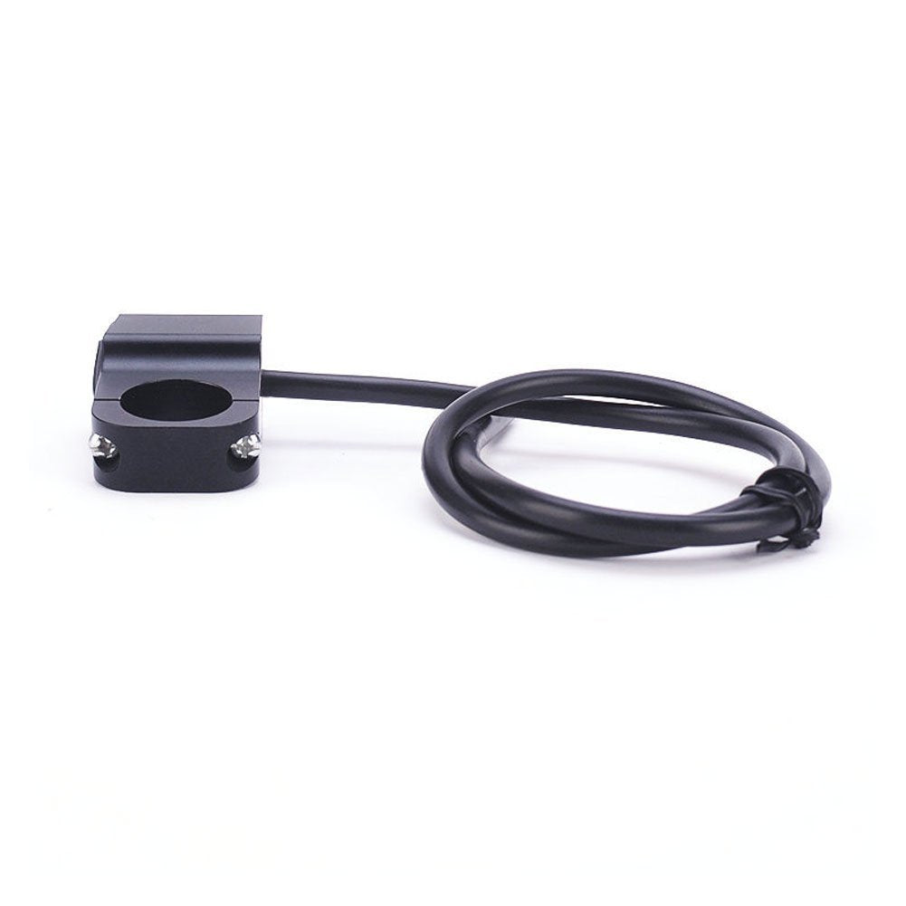 Carviya 12V Motorcycle Handlebar Turn Signal Switch CNC Aluminum with Indicator Light for 1'' 25mm Diameter Handlebar (for Fog L
