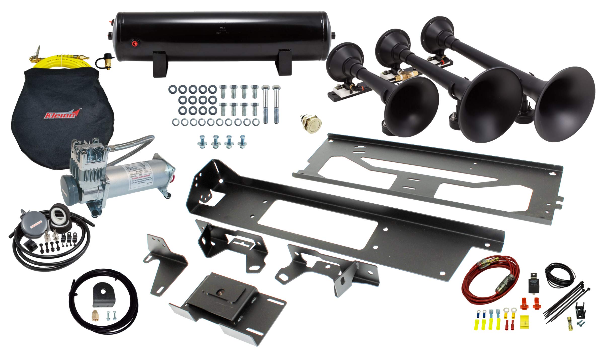 Kleinn Air Horns Train Horn Kit For 2017-2021 F-250 And F-350/2017-2019 F-450