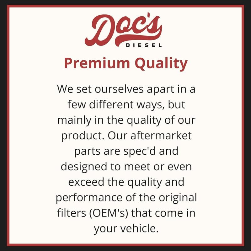 Doc's Diesel DF-211 Transmission Filter Kit for RAM 6.7L Cummins 2500/3500 with 68RFE Transmission (2007.5-2024) - Re