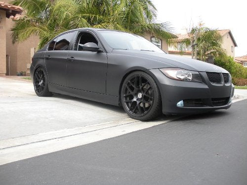 3M 1080 M12 Matte Black 5Ft X 6Ft (30 Sq/Ft) Car Wrap Vinyl Film