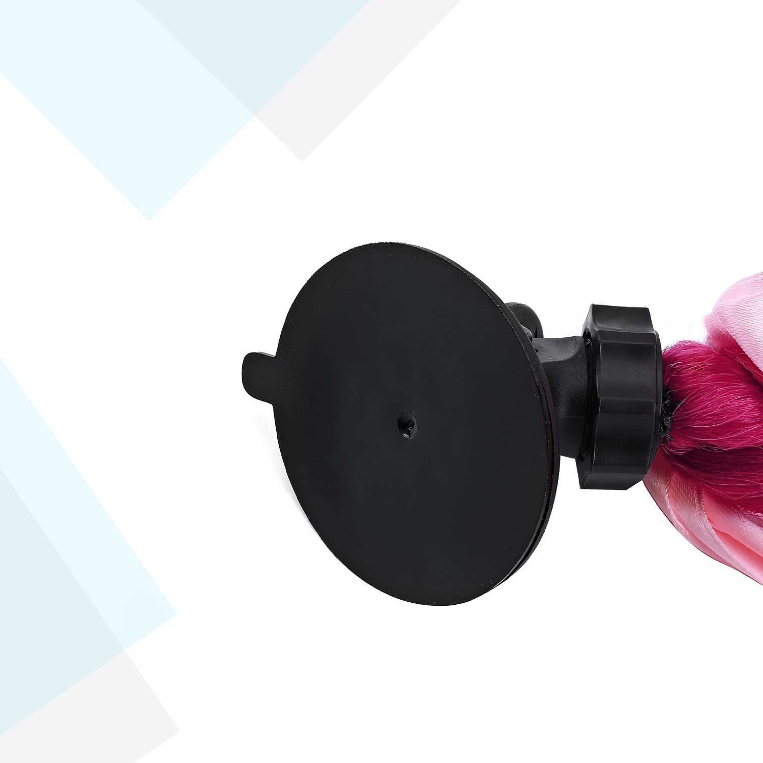 SEGO Helmet Pigtail Braids With Detachable Suction Cup With Bowknot Ponytails Hair for Women/Men 20 Inch 1 PCS/Pack (Helmet not