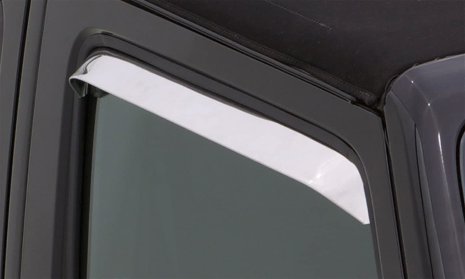 Auto Ventshade Rain Guards for 1971-1996 Chevy/GMC Vans, 2 pcs, Stainless Steel, Model 12032