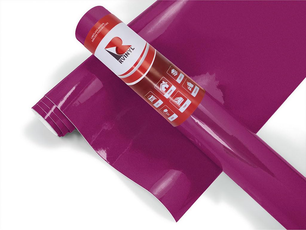 3M 1080 Series G348 Gloss Fierce Fuchsia - 5Ft X 2Ft - 10Sq Ft - Dual Cast Thick Vinyl Car Wrapping Film - Vehicle Sheet Roll