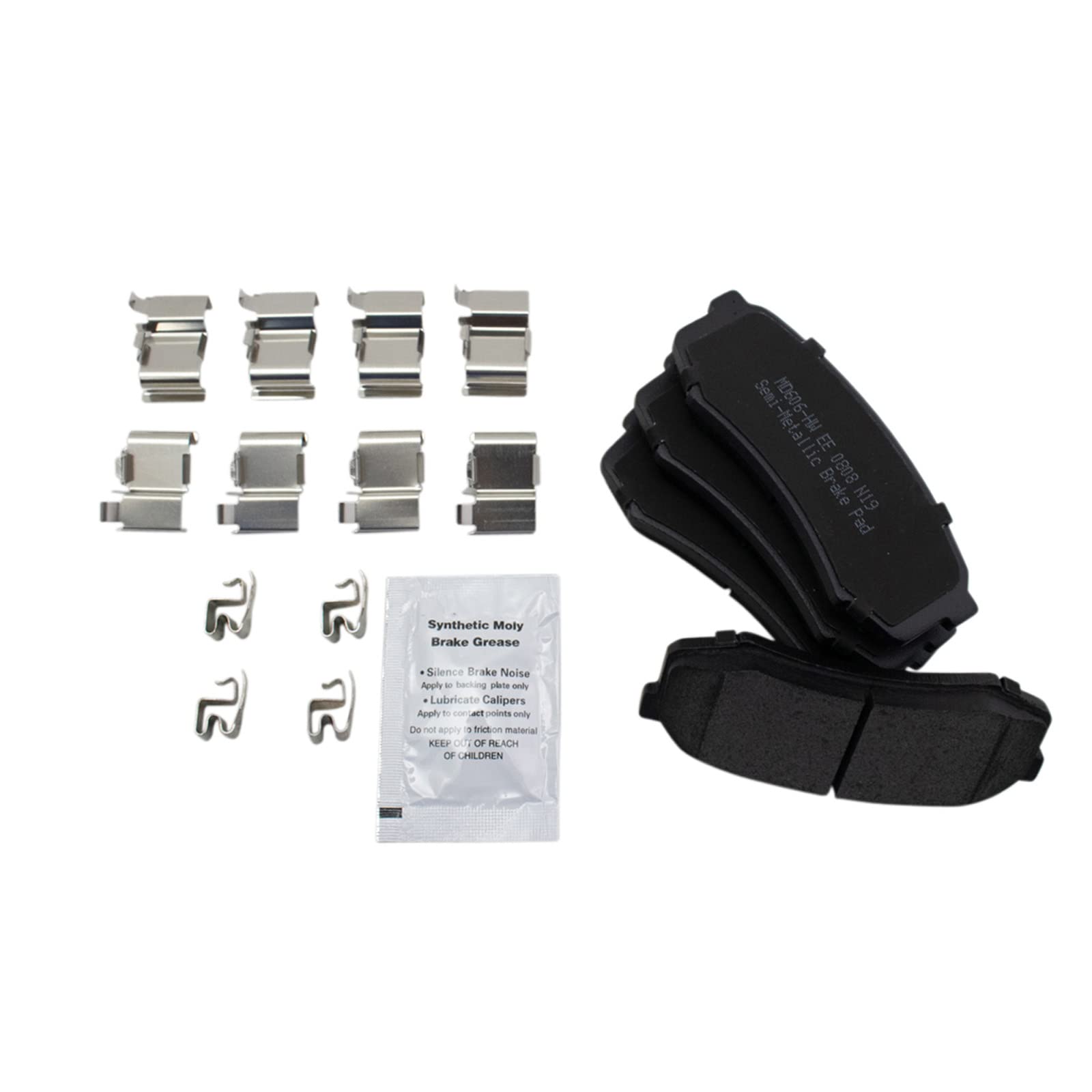 Trq Rear Brake Pad & Rotor Kit Brake Pads Brake Rotor Semi-Metallic Compatible With 2010-2022 Lexus Gx460 Toyota 4Runner 2010-20