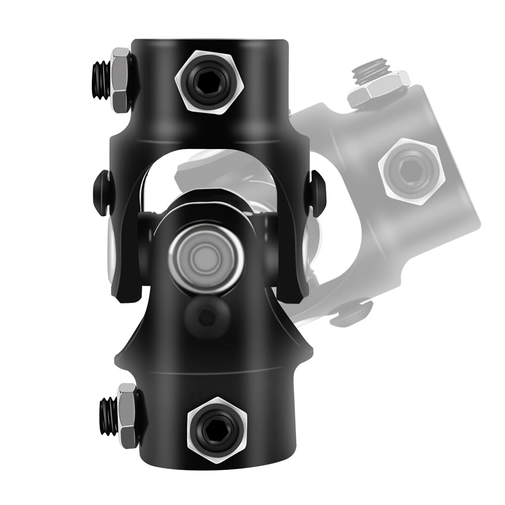 3/4 ''Dd X 3/4 ''Dd U Joint Universal Steering Shaft Coupler Max Angle 35 Degree (3-1/4'') 83Mm Black