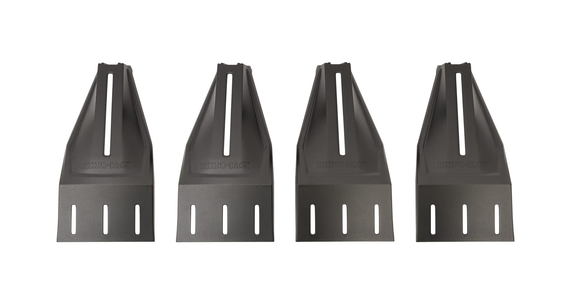 Rhino Rack Reconn-Deck Towers X4, 11' Tall, Make Space In Your Truck Bed, Works With Reconn-Deck Bars, Pioneer Platform, Vortex Bars, High Strength Aluminum, Black (Rdt4)