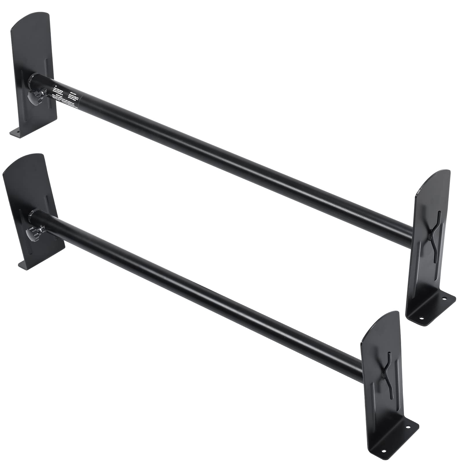 Vevor Van Ladder Racks, 47.2'-78.7' Adjustable Van Roof Racks, 500 Lbs Capacity Alloy Steel Ladder Racks For Van, Rain Gutter Racks Compatible With Full-Size Vans, 2 Pcs