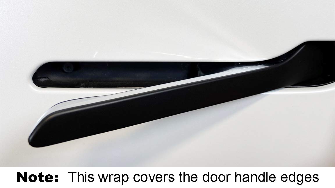 Full Door Handle Wrap For Tesla Model 3/Y (Matte Black)