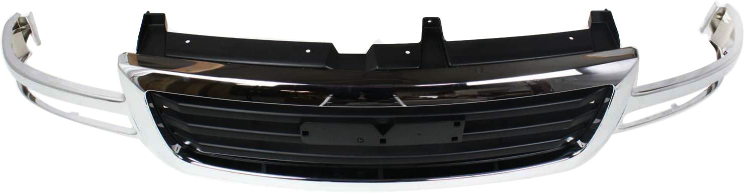 Garage-Pro Grille Assembly Compatible with 2003-2006 GMC Sierra 1500, Fits 2007 GMC Sierra 1500 Classic, Fits 2003 GMC Sierra 15
