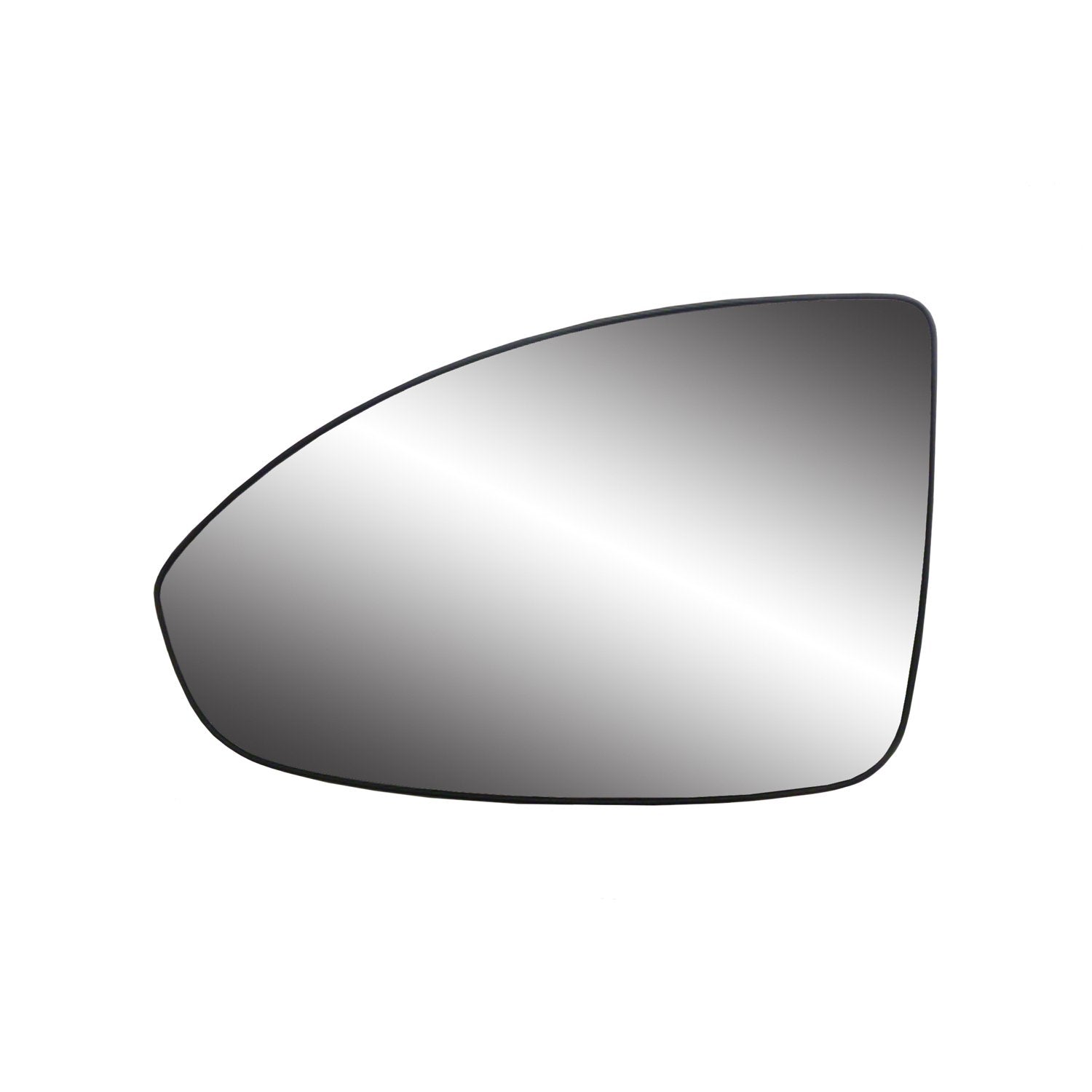 Driver Side Heated Mirror Glass W/Backing Plate, Chevrolet Cruze, Cruze Limited Models, 4 13/16'' X 7 1/4'' X 8'' (W/O Blind Spo