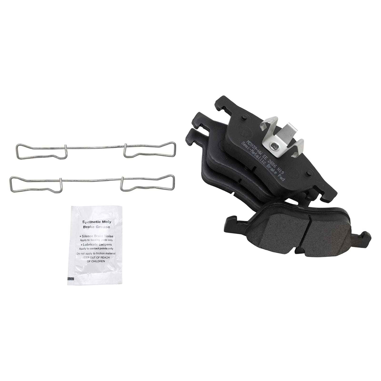 Trq Front Brake Pad & Rotor Kit Brake Pads Brake Rotor Semi-Metallic Premium G-Coated Compatible With 2002-2006 Mini Cooper