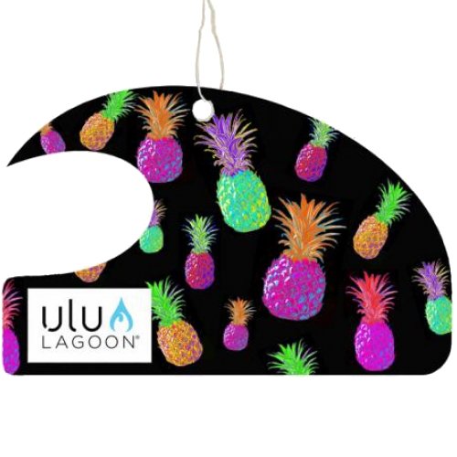 Ulu Lagoon Coconut Surf Wax Scent Mini Wave Air Freshener (Electric Pineapple)