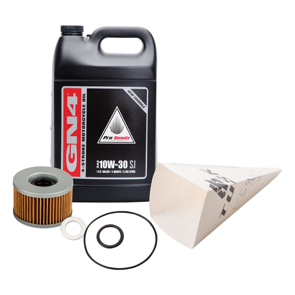 Tusk 4-Stroke Oil Change Kit Pro-Honda GN4 10W-40 - For Honda Pioneer 700 2014-2022