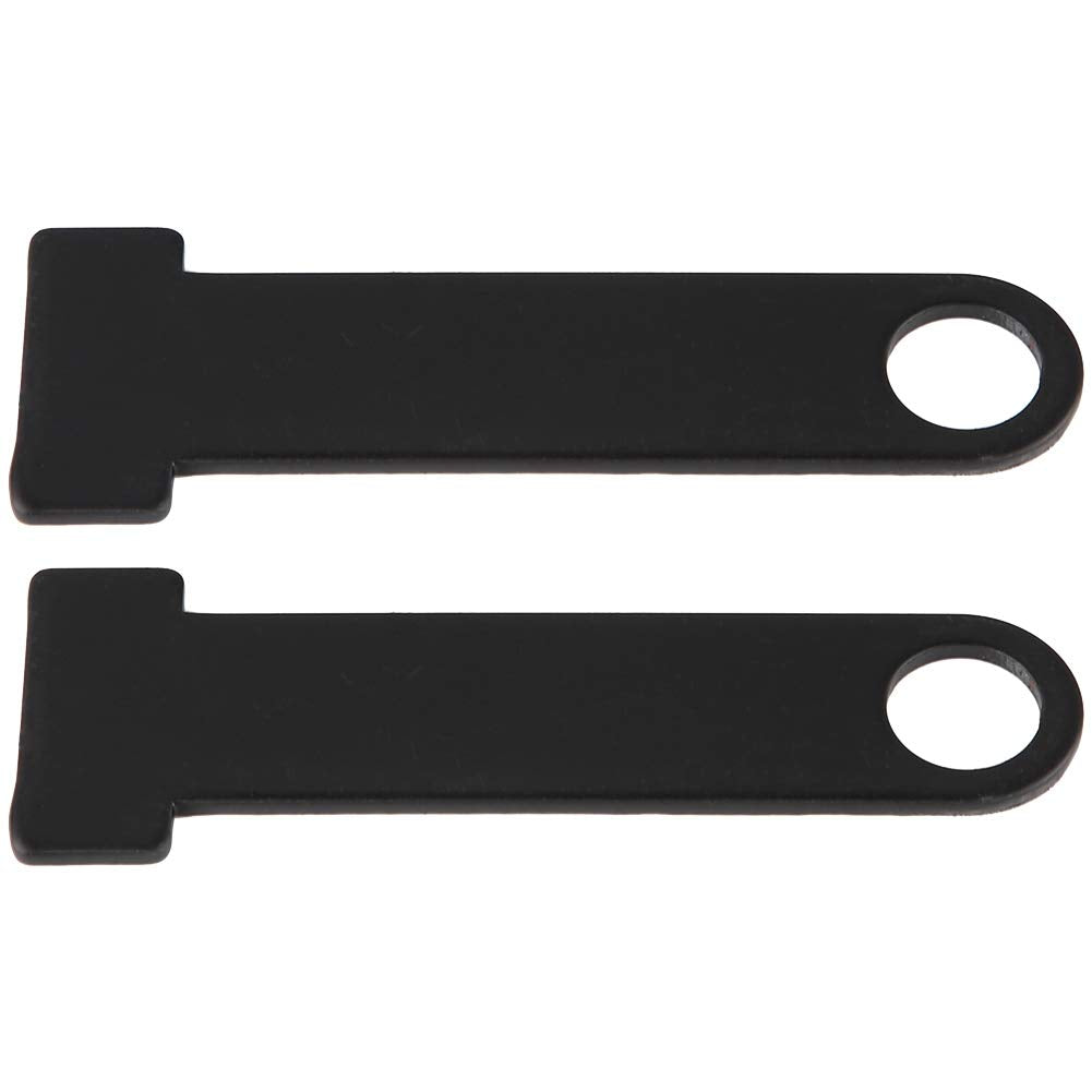 Zerone Helmet Strap D Ring Lock, Universal Stainless Steel Motorcycle Steel D Ring Lock Extension Connector For Motorcycle Scooter Bike For (Black)