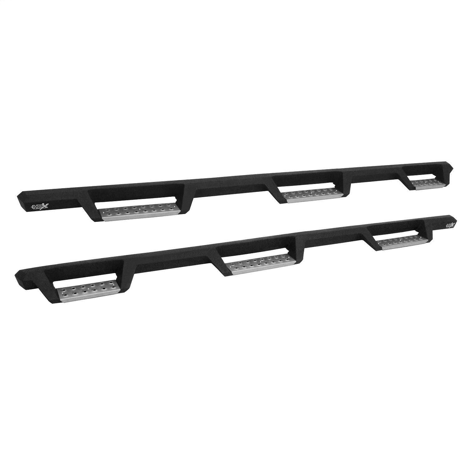 Westin 56-5343452 Hdx Stainless Drop Wheel To Wheel Nerf Bars Fits 2019-2024 Ram 2500 3500 Crew Cab 8' Bed (Exc Dually) Textured Black Pair