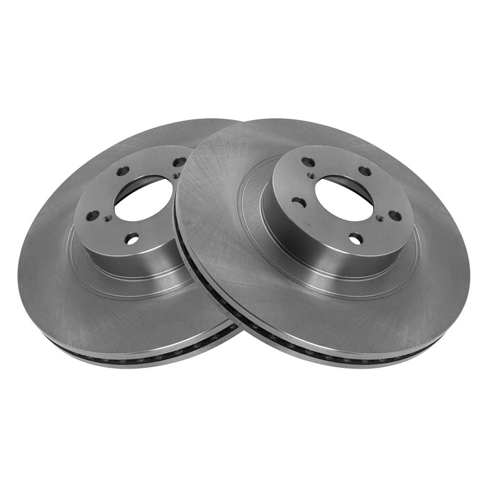 Trq Front Disc Brake Rotor Pair Set For 04-06 Baja / 13-17 Brz / 09-18 Forester / 13-16 Fr-S / 08-14 Impreza / 06-14 Legacy / 05