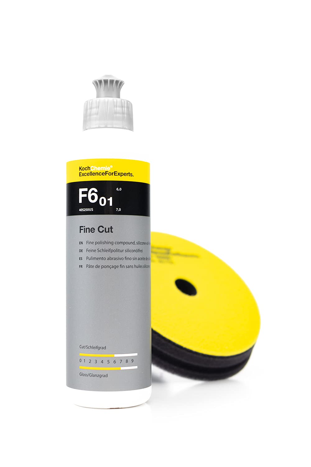 Kochchemie Fine Cut Polishing Compound - Silicone-Oil-Free; Designed For All Paint Types; For Removing Medium To Heavy Defects,