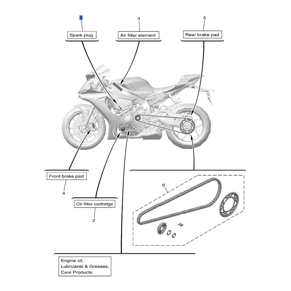 Yamaha Motors Element Assy, Oil 5Gh-13440-80-00